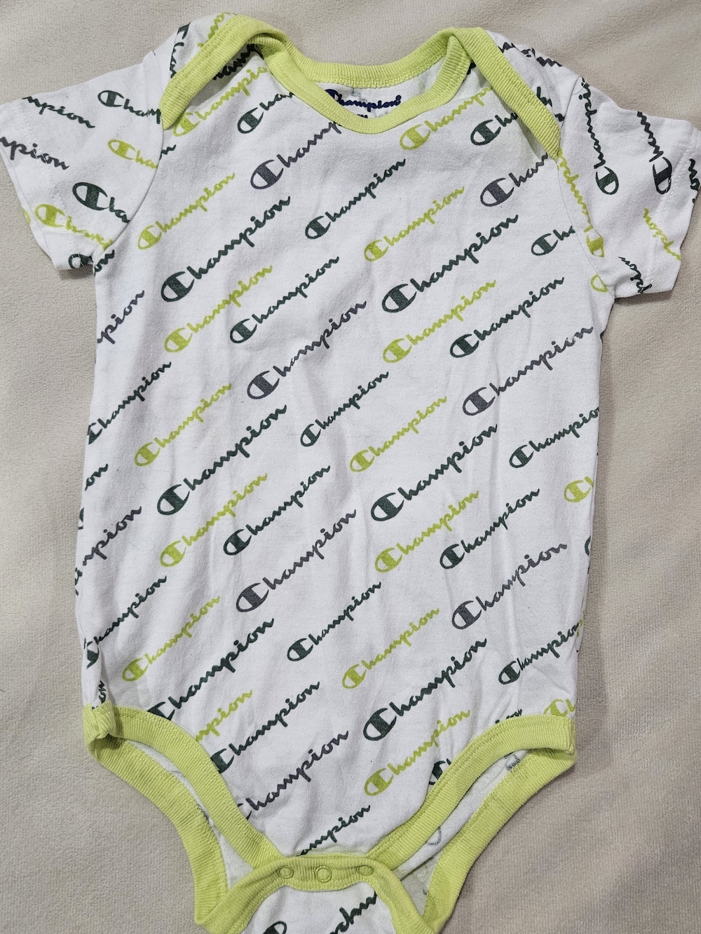 Champion White Bodysuit Baby - 24 Months